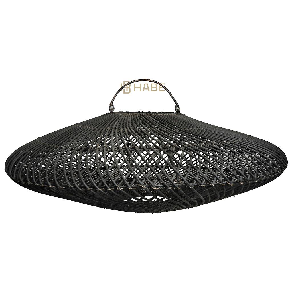 Rattan Lampshade Black