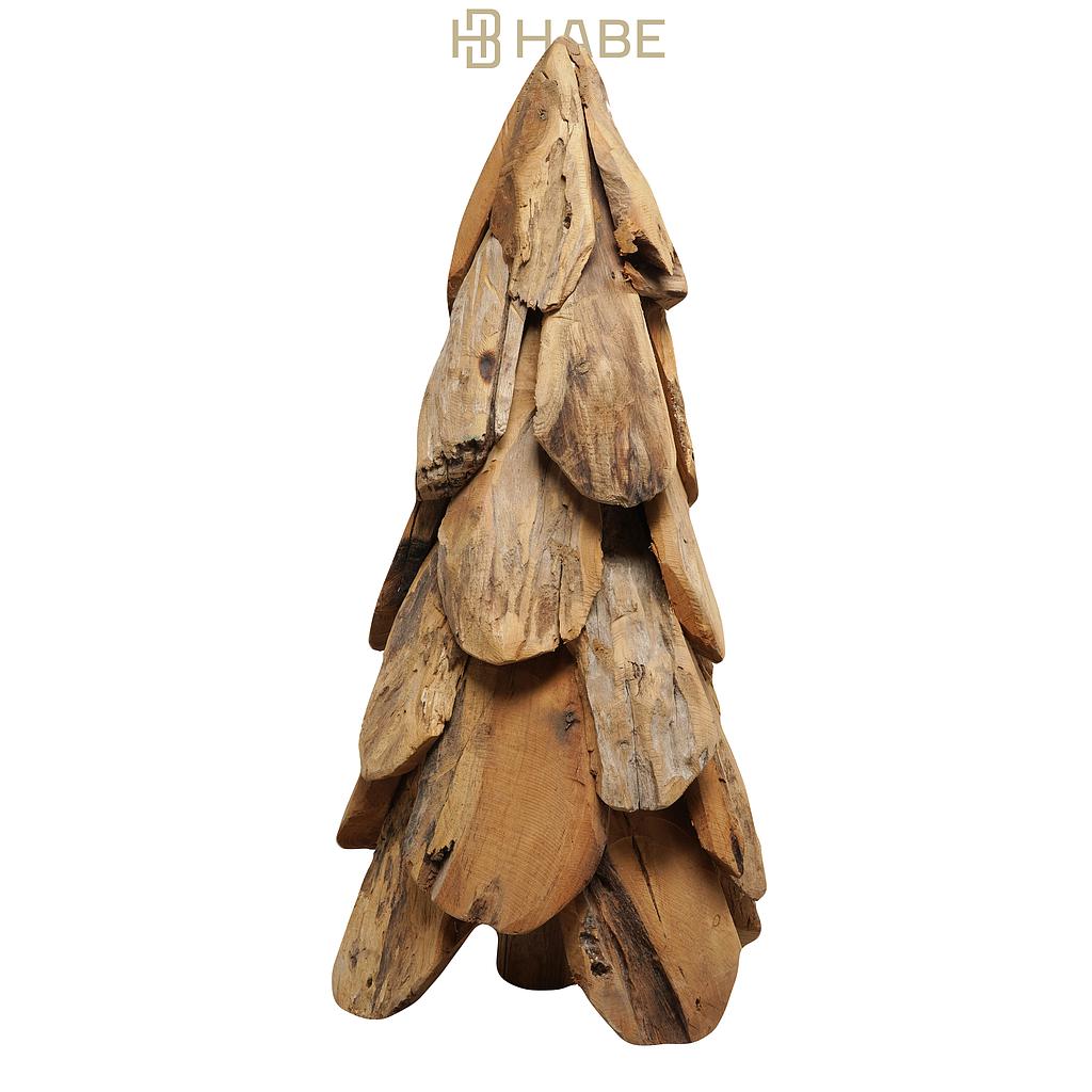 Teak Christmast Tree 3D Natural
