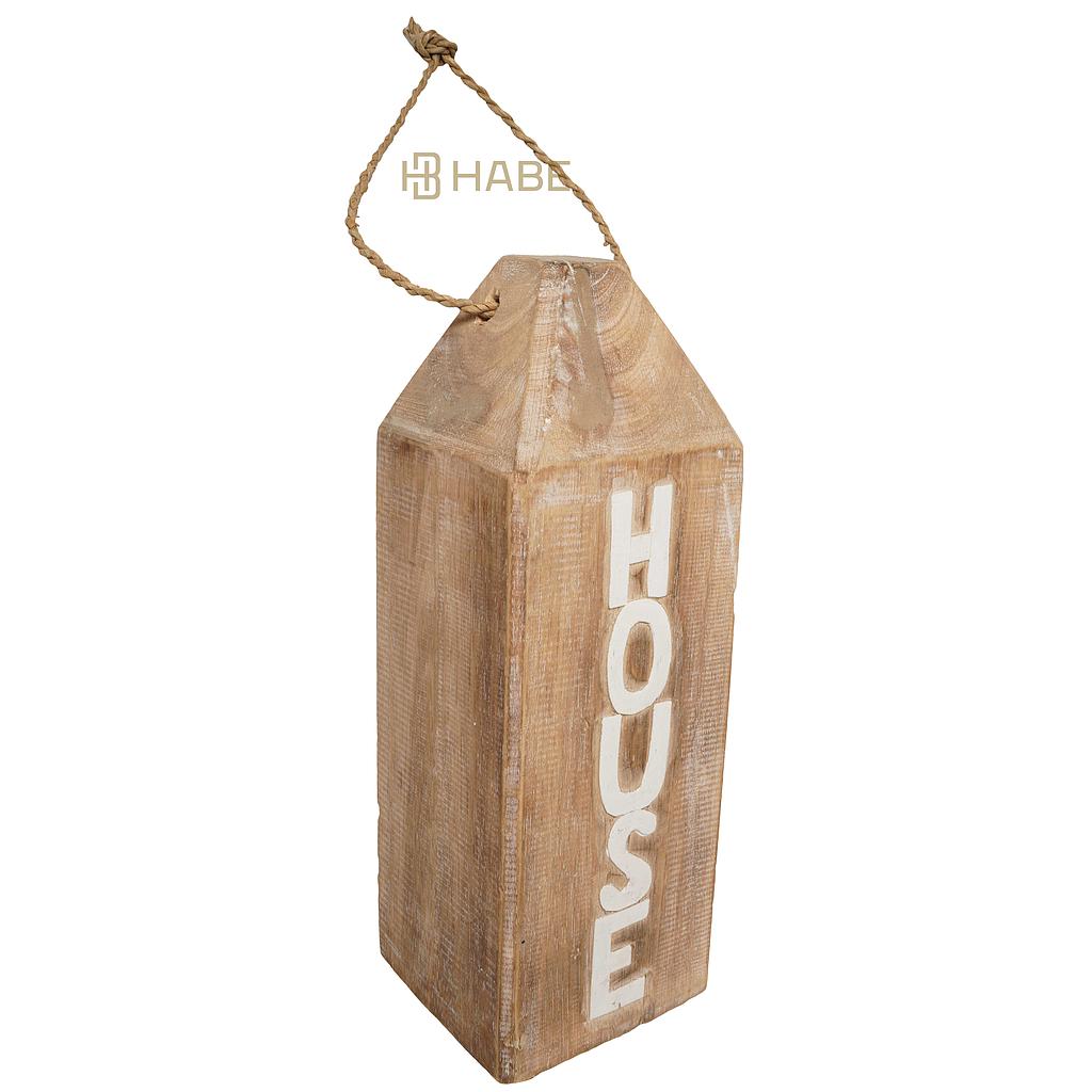 Door Stopper Wood 11,5x11,5x26 cm Natural