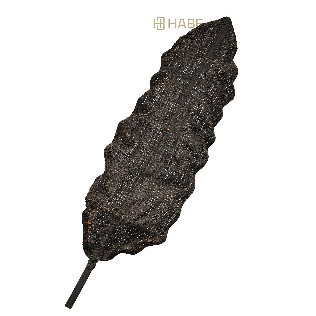 Leaf fan big palm 150x20x1.5 cm Black