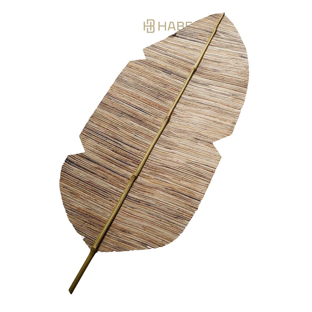 Leaf Fan Big Water Hyacinth 150x32x1.5 cm Natural