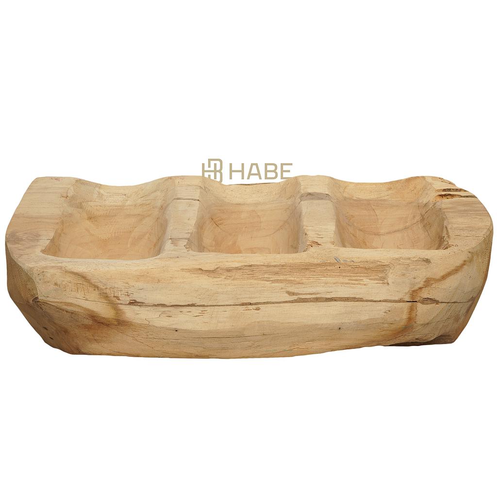 Bottle Holder Teak 35x18x9 cm Natural