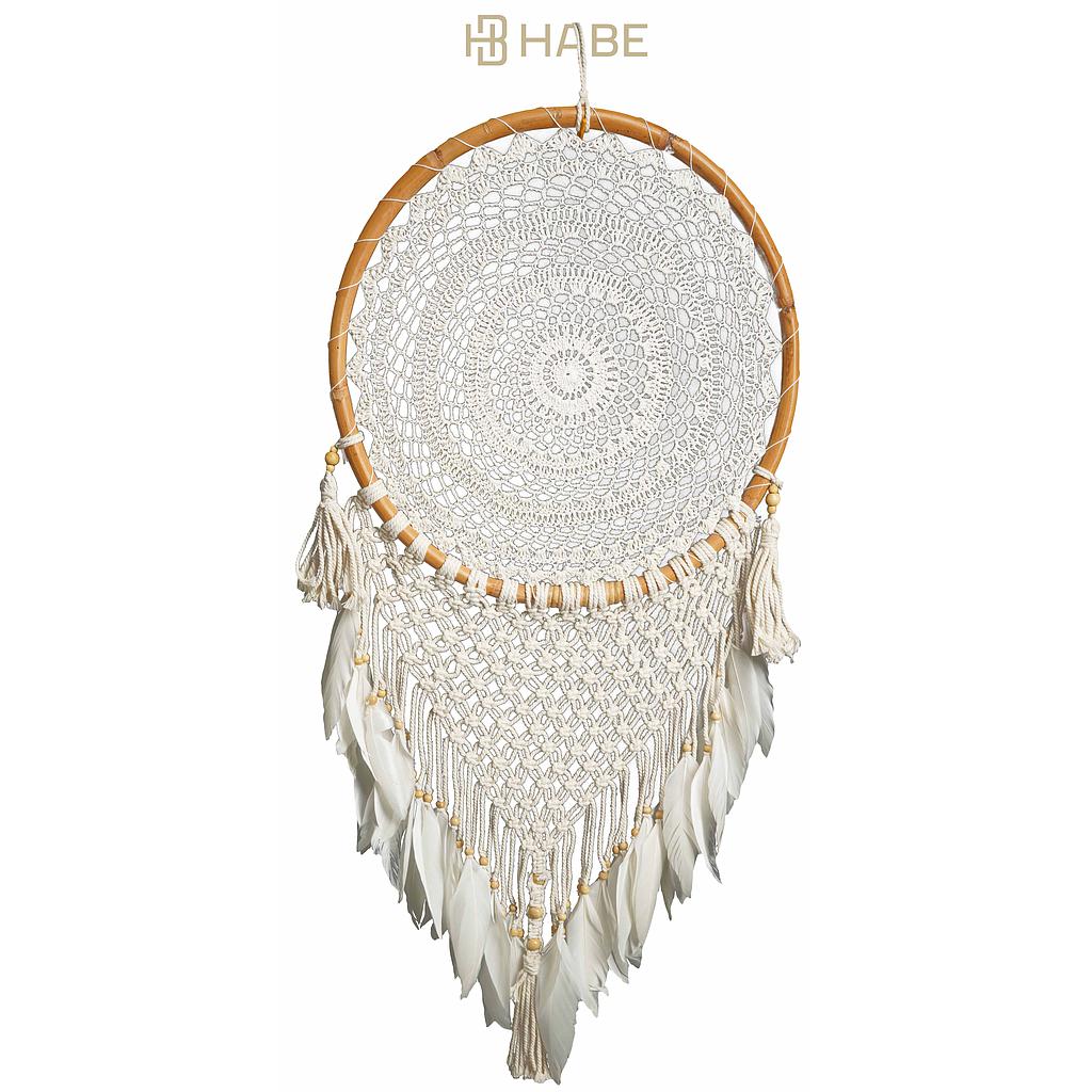 Dream Catcher Fabric D 42x42x2 cm Natural