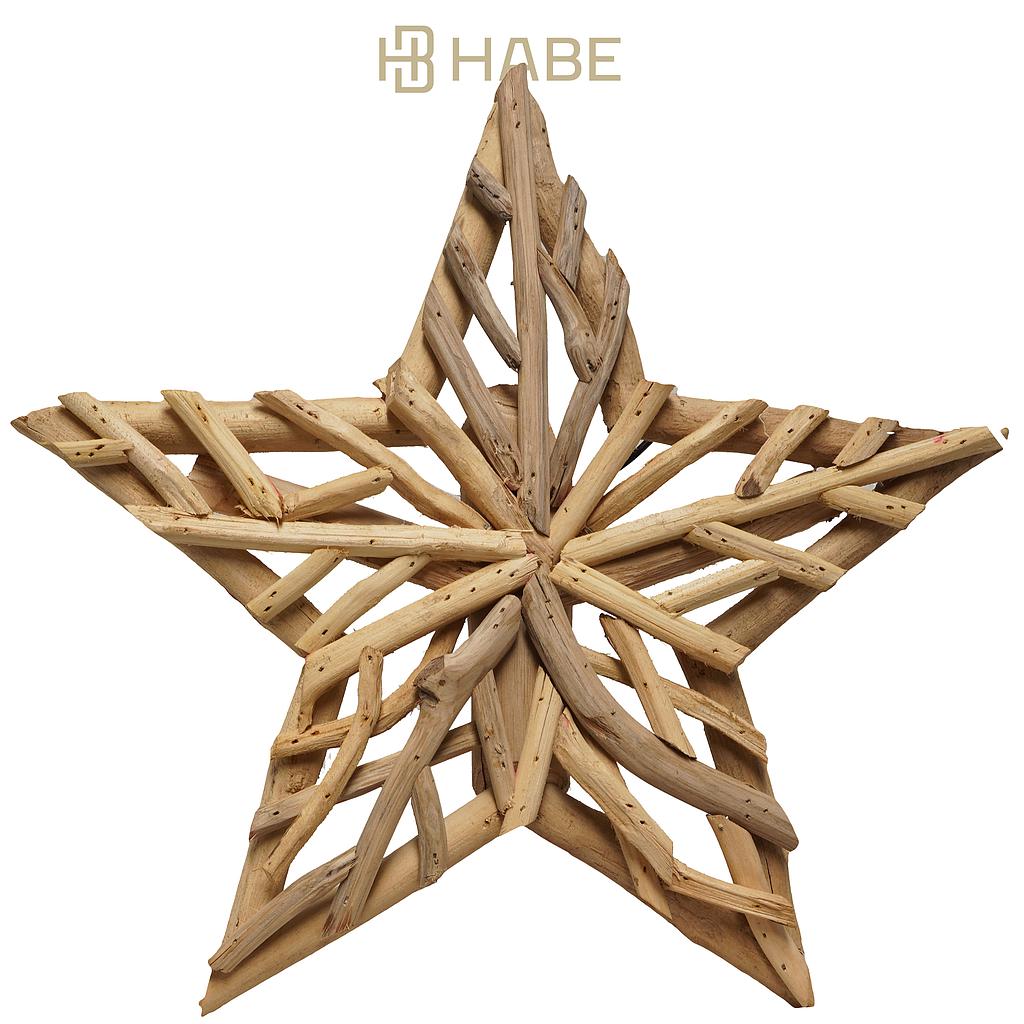 Star Branch 38x38x4 cm Natural
