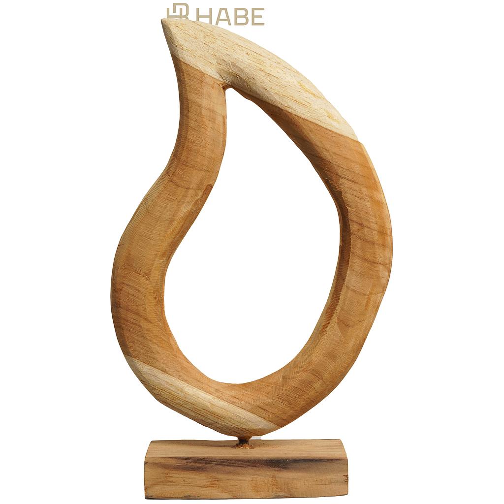 Water Drop Statue  20x6x35 cm Natural