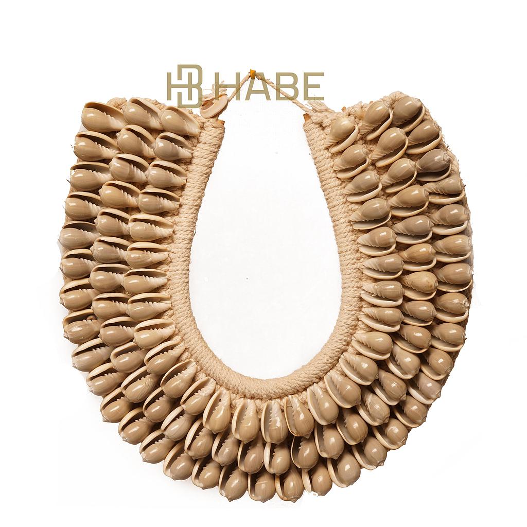 Shell Deco Necklace C1 Natural