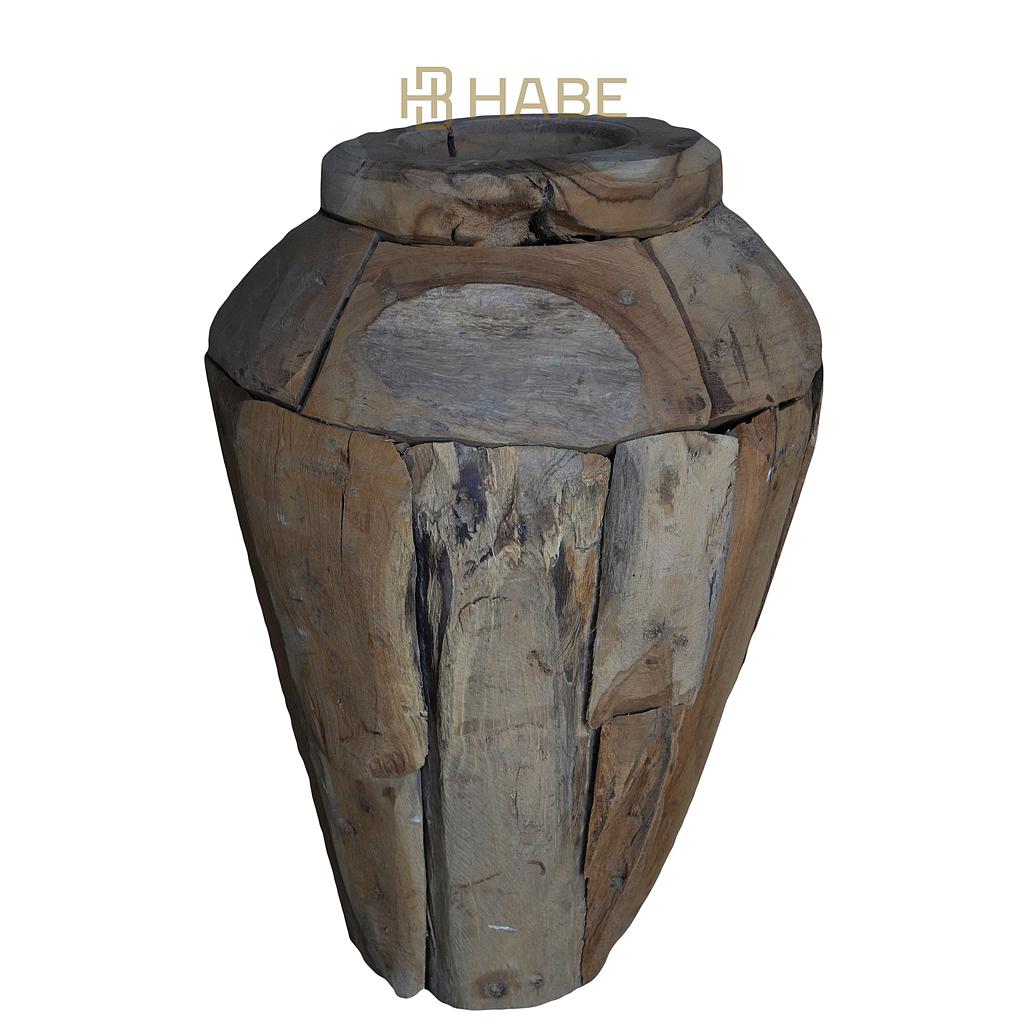 Teak Erosionwood Vases Natural
