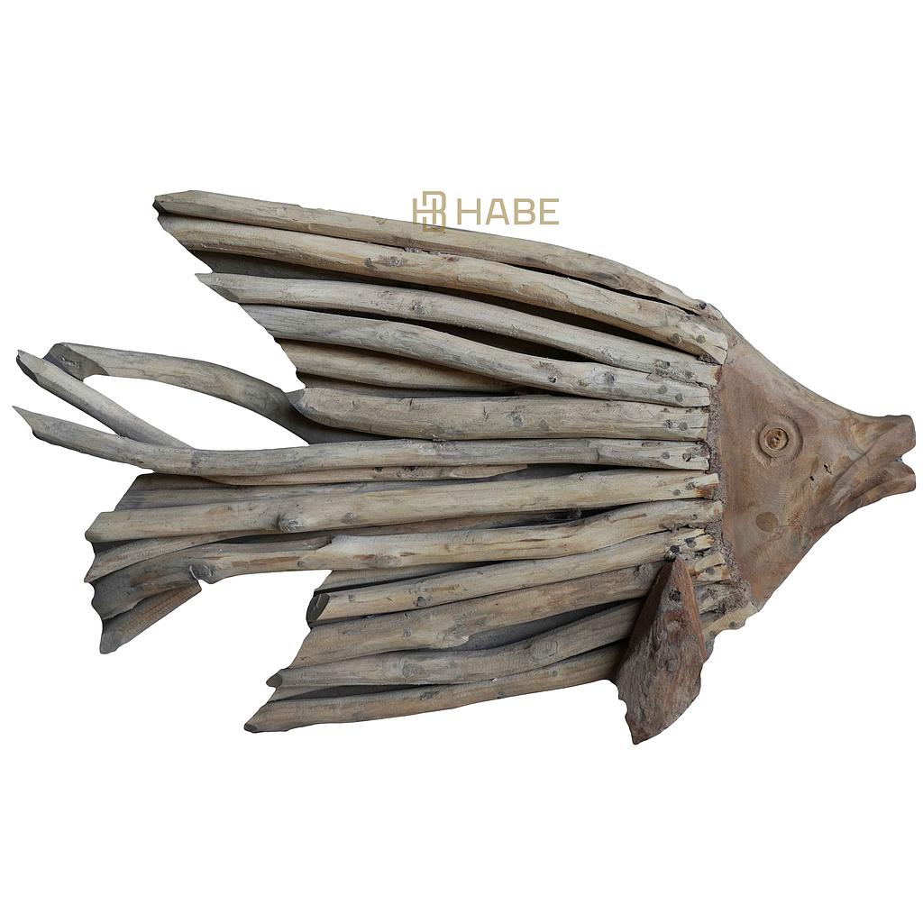 Fish Branches with Teak Head Natural
