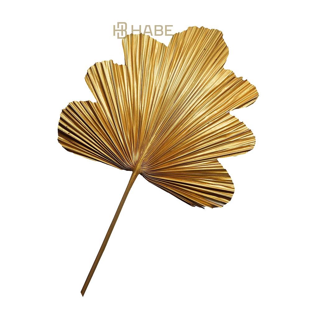 Flower Leaf fan 49x1,5x120 cm Gold
