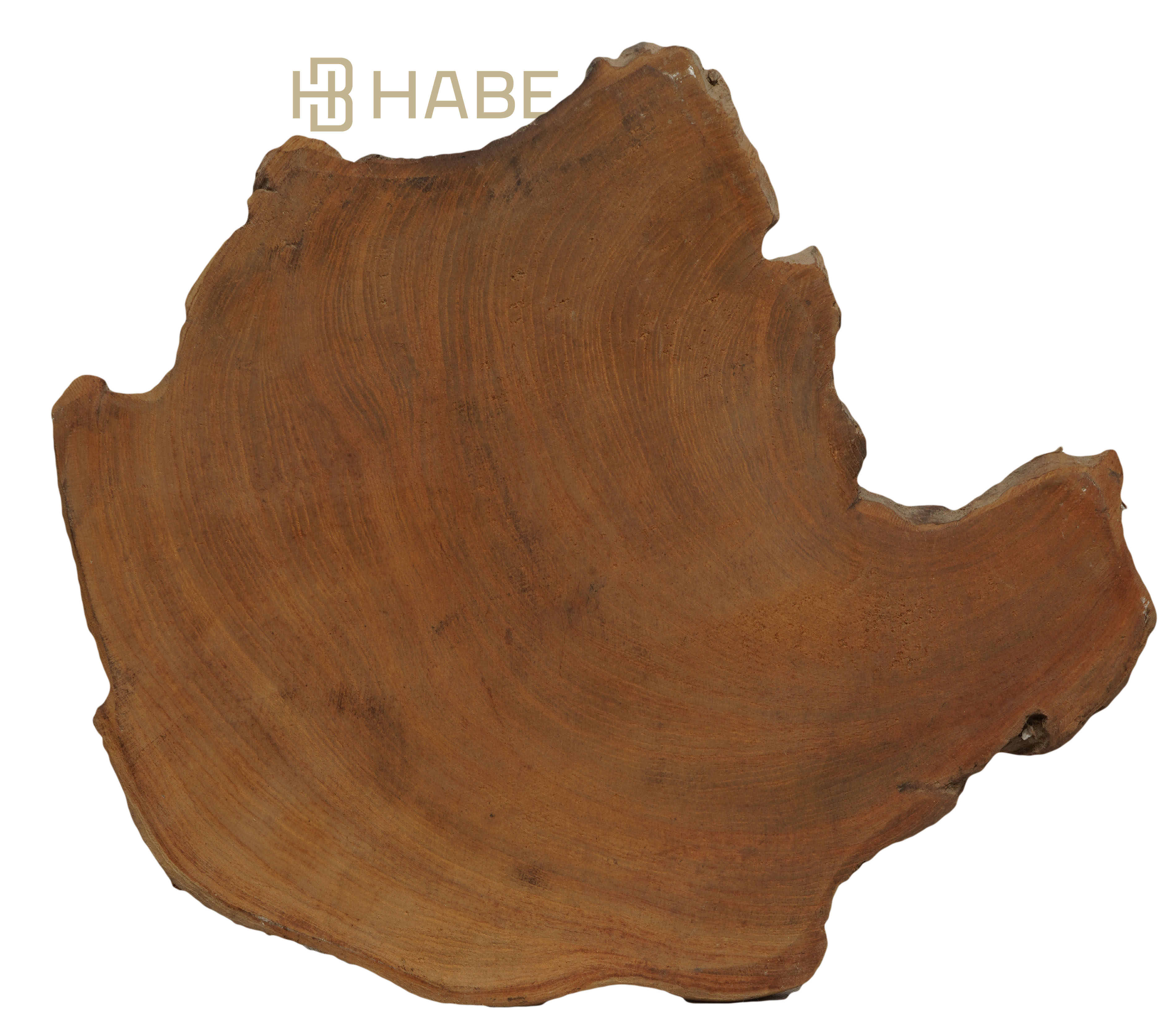Teak thick slice 30x30x2 cm Natural